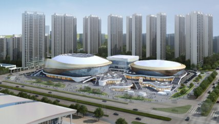 无锡博览中心体育中心效果图